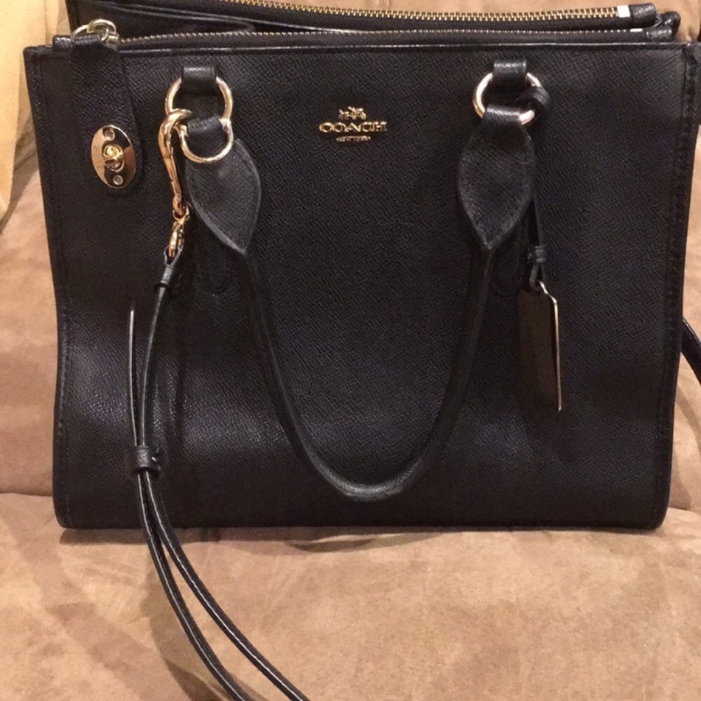 Coach cross grain carryall